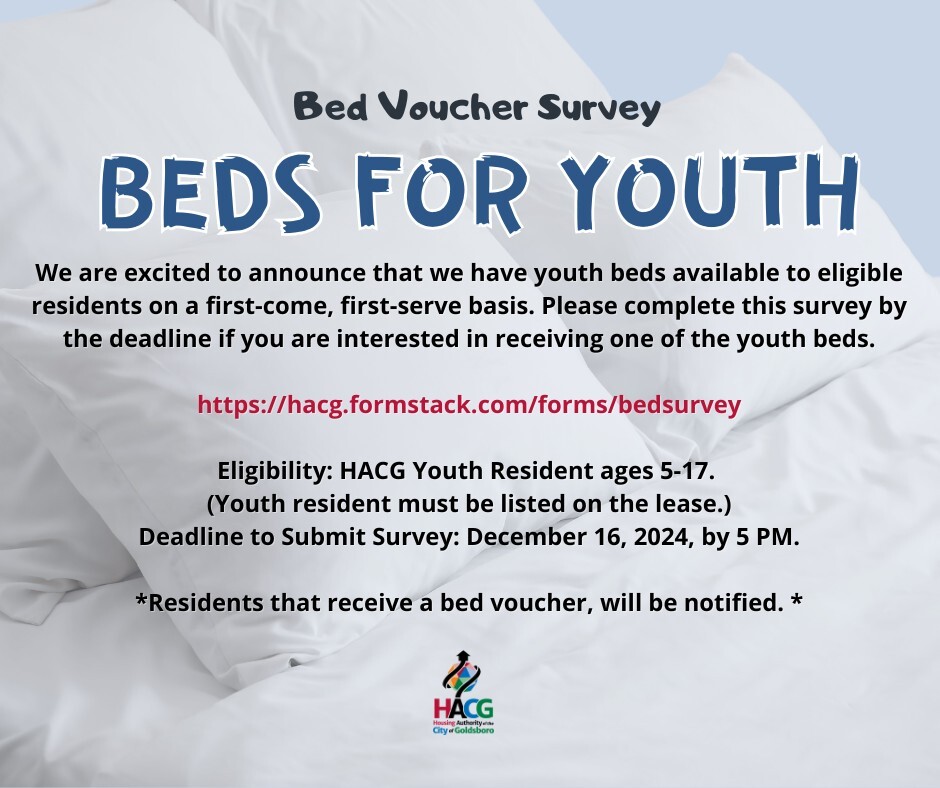 beds for youth voucher survey